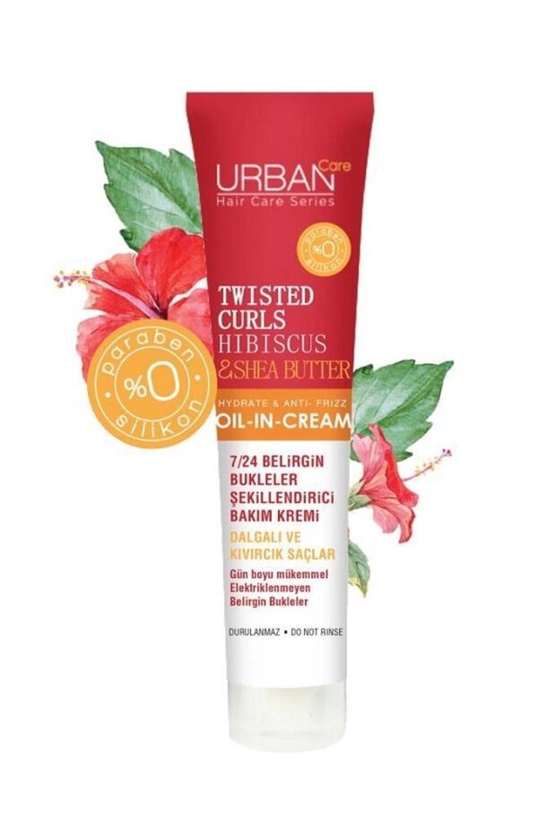 Urban Twisted Curls Hibiscus & Shea Butter 7/24 Belirgin Bukleler Dalgalı Ve Kıvırcık Saçlar 175ml - 2