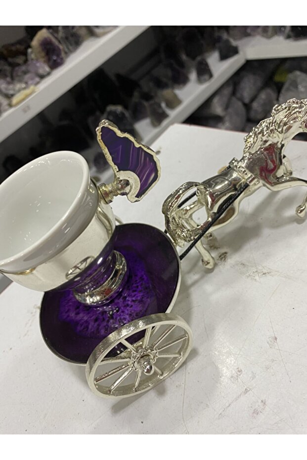 Doğaltaş Atlı Kahve Seti - 1