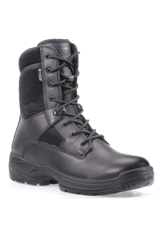 Attp 1098 Harrier Boots -Black, Genuine Leather Zippered Professional Military Boots