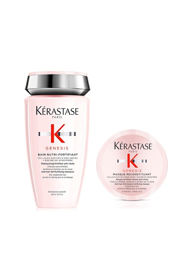Genesis Dökülme Önleyici Şampuan 250ml ve Yoğun Güçlendirici Maske Travel Size 75 ml - 1