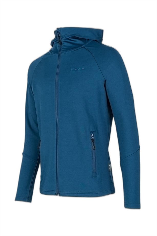 Selenge Fermuarlı Kapşonlu Sweat Lacivert - 2
