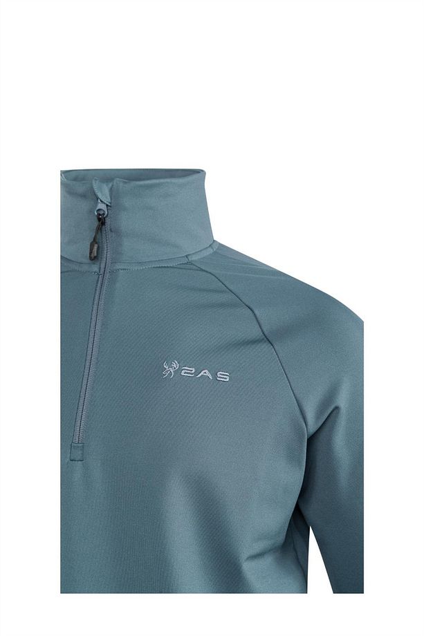 Kherlen Yarım Fermuarlı Erkek Sweat Koyu Gri - 4