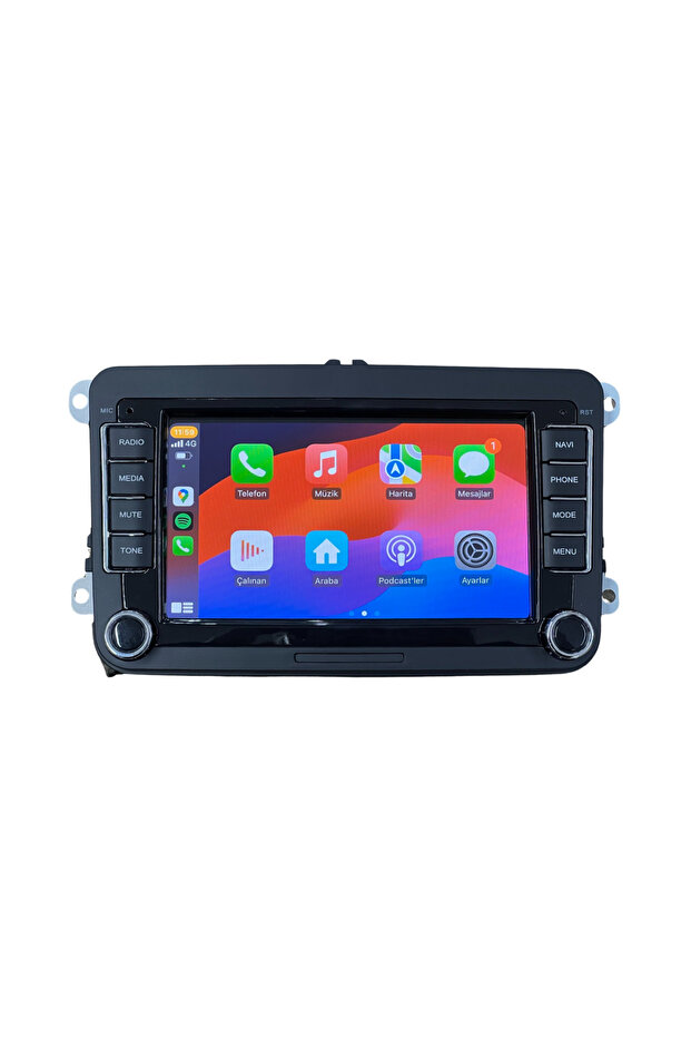 VOLKSWAGEN SCİROCCO 7İNÇ  GÖRSEL CARPLAY-ANDROİD AUTO MULTİMEDYA - 3