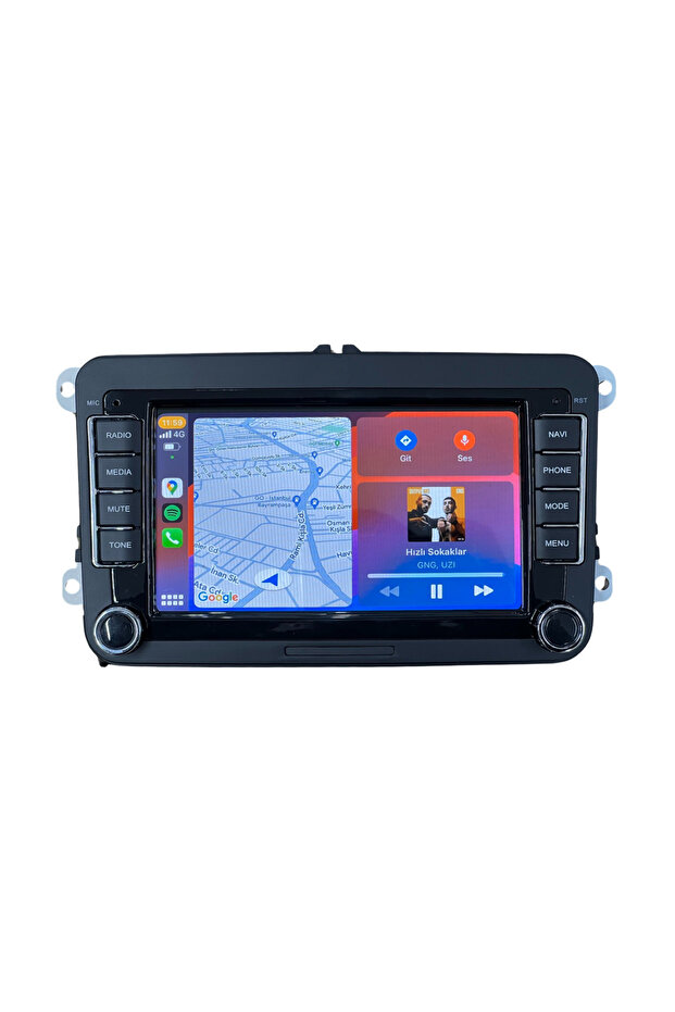 VOLKSWAGEN SCİROCCO 7İNÇ  GÖRSEL CARPLAY-ANDROİD AUTO MULTİMEDYA - 4