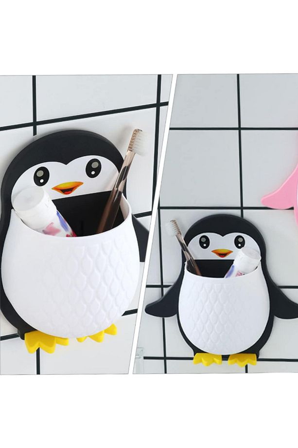 Penguen Figür Saklama Kutusu Asmalı Raf Organizer - 3