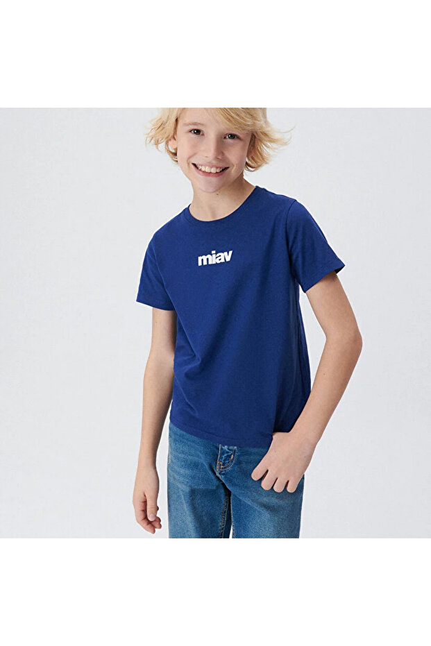 Miav Baskılı Tişört - 1