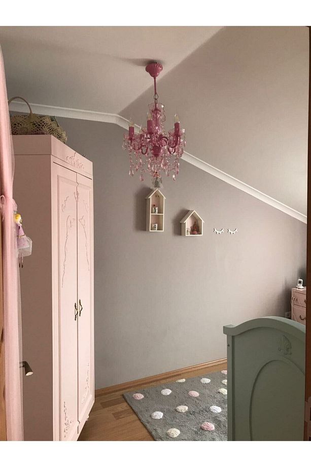 Pembe Akrilik Avize - 4