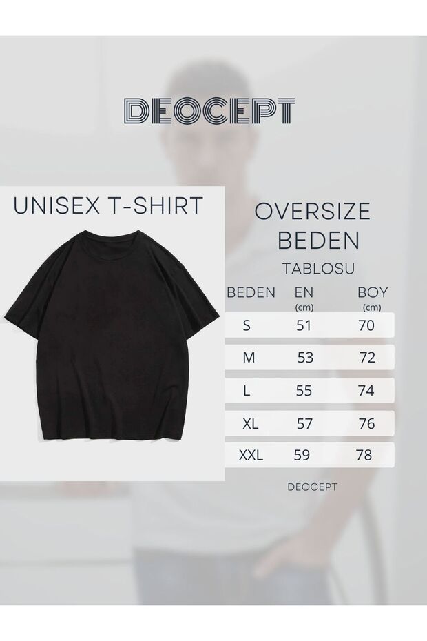 Ανδρικό ασπρόμαυρο μπλουζάκι 2 χρωμάτων Oversize Basic - 5