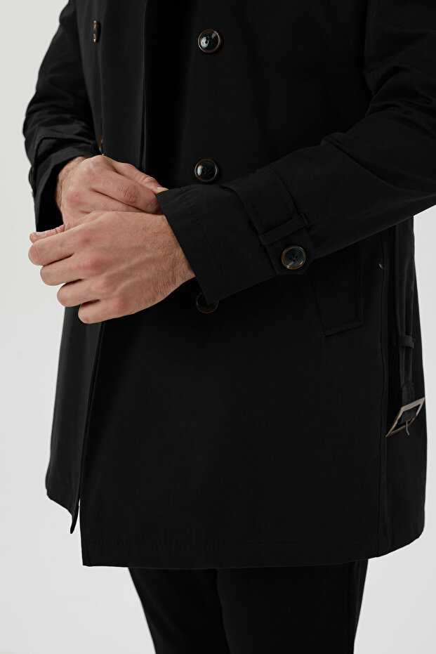 Slimfit Trençkot - 4