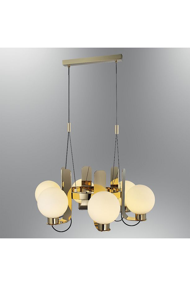 3117-6A-03 Globe 6 Lı Avize Sarı - 2