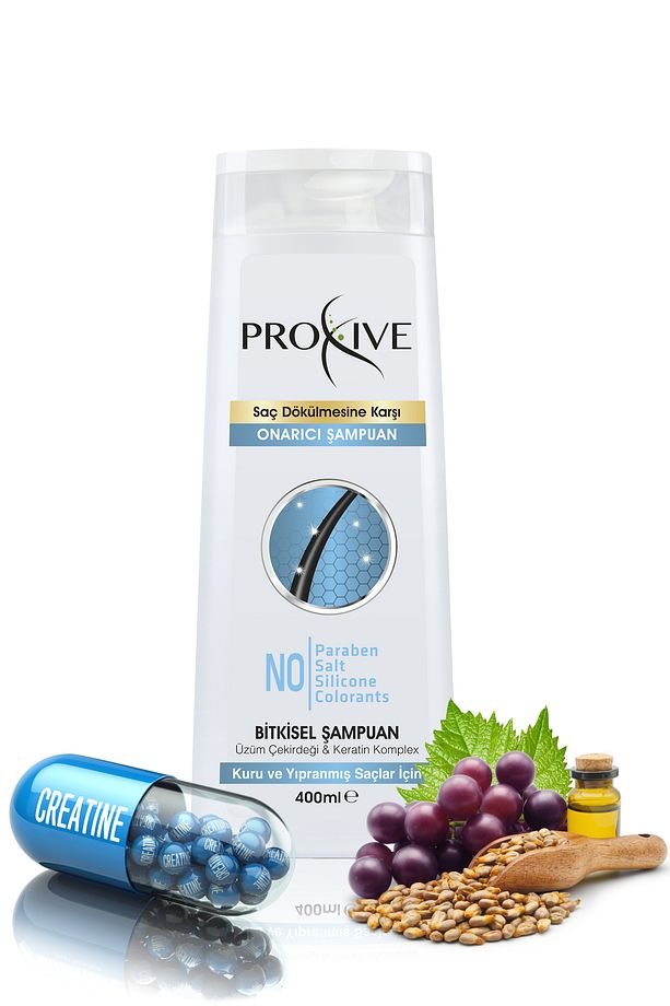 Tuzsuz Parabensiz Silikonsuz Boyasız Bitkisel Onarıcı Keratin Şampuanı 400 ml - 2