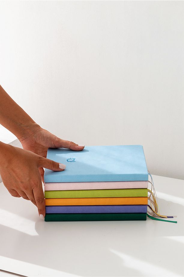 A5 Defter Noktalı Sarı - 5