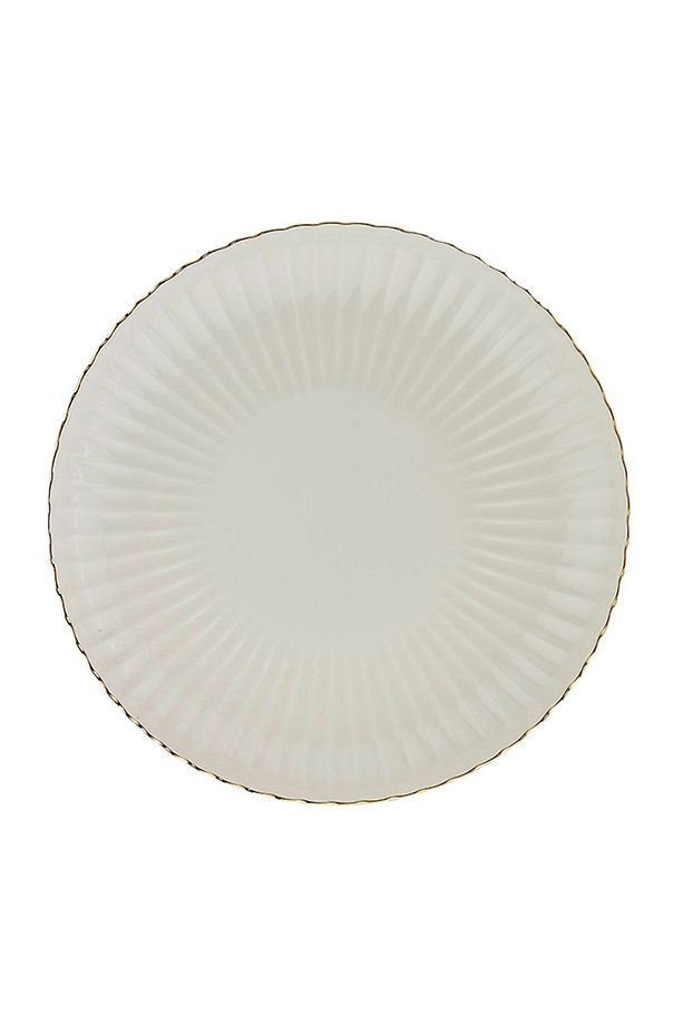 Bone Luz 6'lı Servis Tabağı Altın Fileli - 1