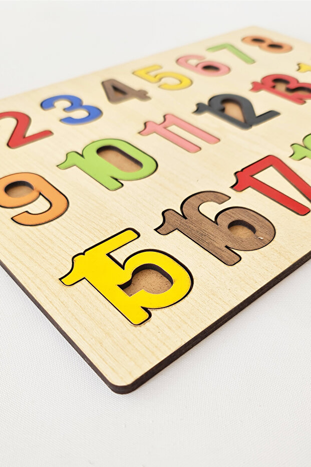 Wooden numbers up to 20 bultak