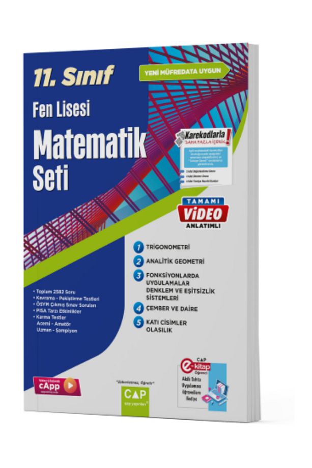 Çap 11. Sınıf Fen Lisesi Matematik Fasikül Konu Anlatım Seti - 1