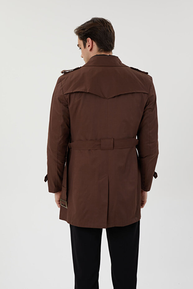 Slimfit Trençkot - 6