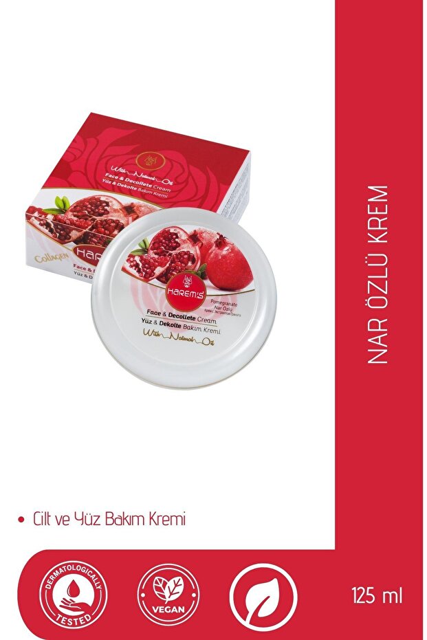Harems Nar Cilt Bakım Kremi 125 ml