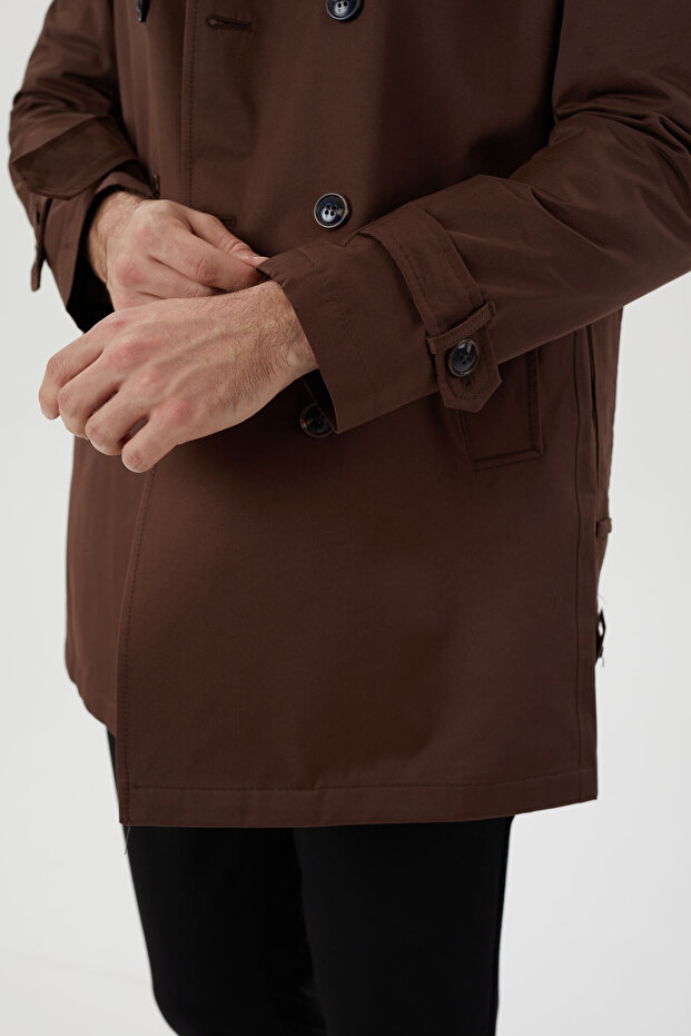 Slimfit Trençkot - 5