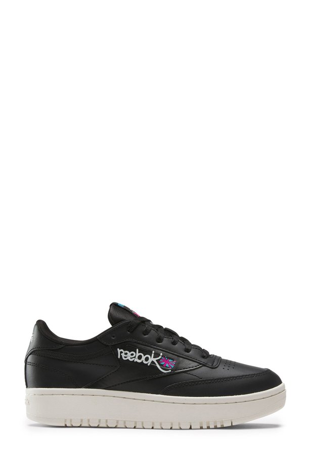 100074479 Club C Double Women's Black Lifestyle Shoes