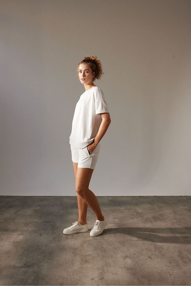 Kadın Soft Touch Lacoste Şort - 2