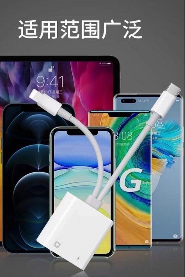 Lightning ve Type-C Ethernet Lan Turbo Veri Bağlantılı Şarj Girişli RJ 45 1000 Mbps Hızlı İnternet - 2