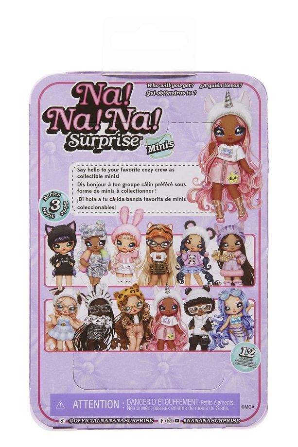 Na! Na! Na! Surprise MGAE Minis Sürpriz Bebeği S3 After! After! After! Surprise Minis @NaNa@ Mor - 2