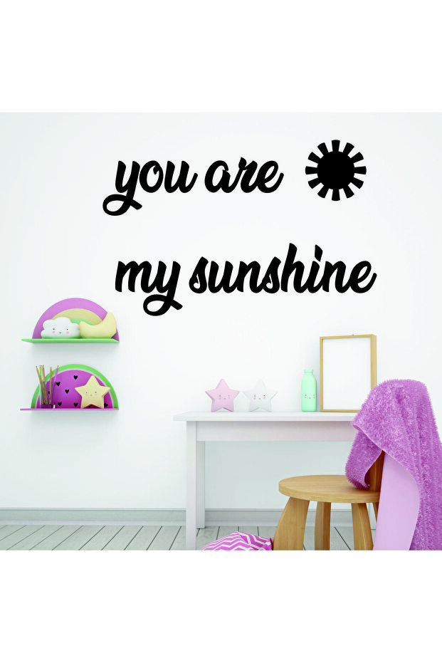 "You Are My Sunshine" Children's Room Graffiti