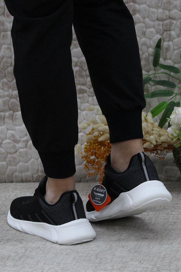 Lıster TX 4FX Siyah Beyaz X-SOFT Yumuşak Taban Sneaker Erkek Ayakkabı - 4
