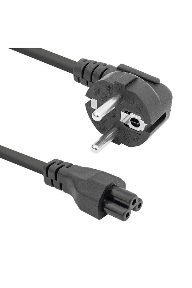 YÜKSEK KALİTE Notebook Laptop Şarj Adaptörü 3lü Yonca Epson-asus-acer-samsung Power Güç Kablosu - 1