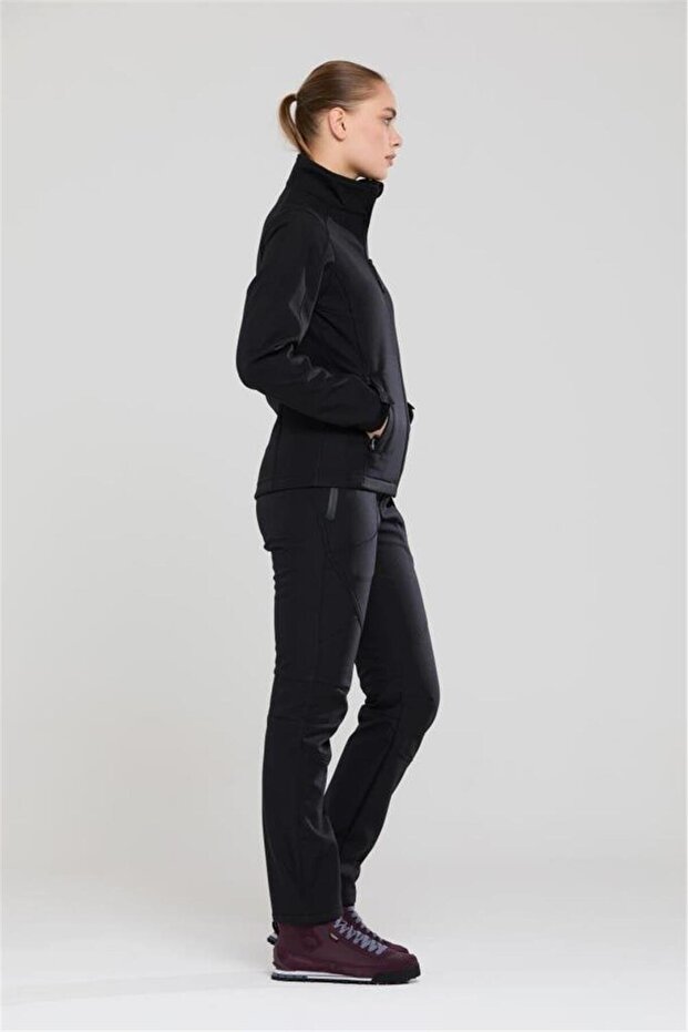 Splint Kadın Softshell Mont Siyah - 3