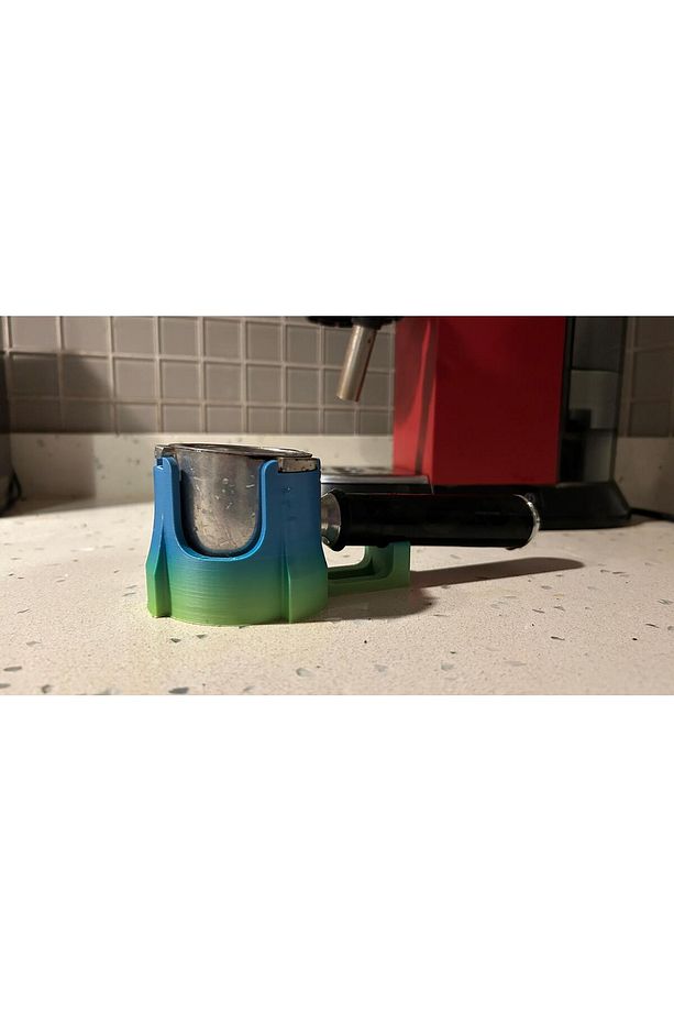Porta Filtre Standı Espresso tutucu aparat 50 - 58 MM 3 Kulaklı - 1