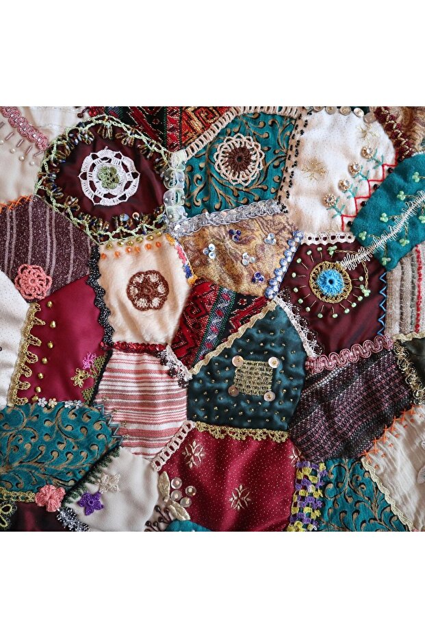 غطاء أريكة مجنون مرقع - 8