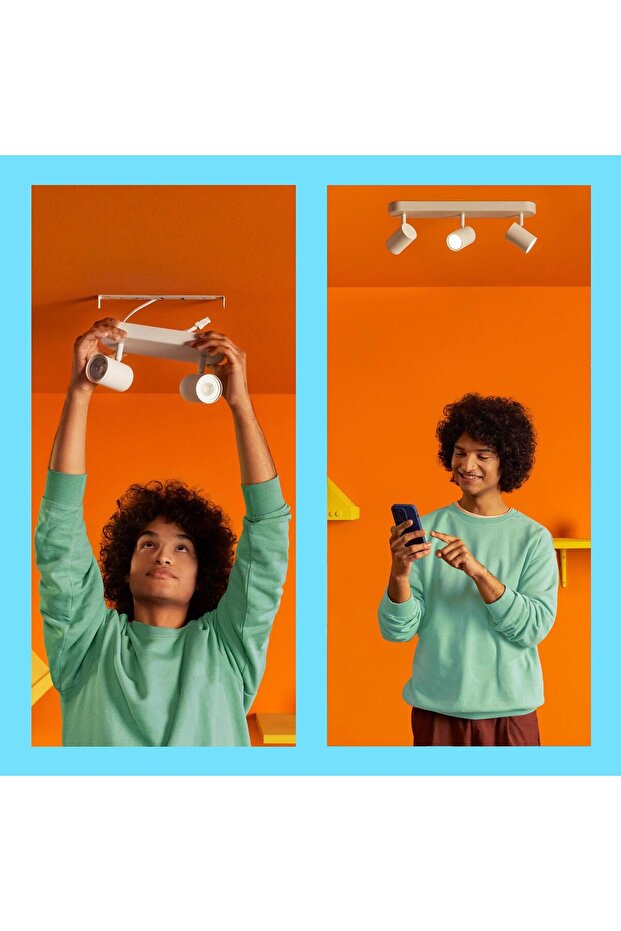 Imageo Spots 4x5W Kare/Siyah (RGB Işık) - 6