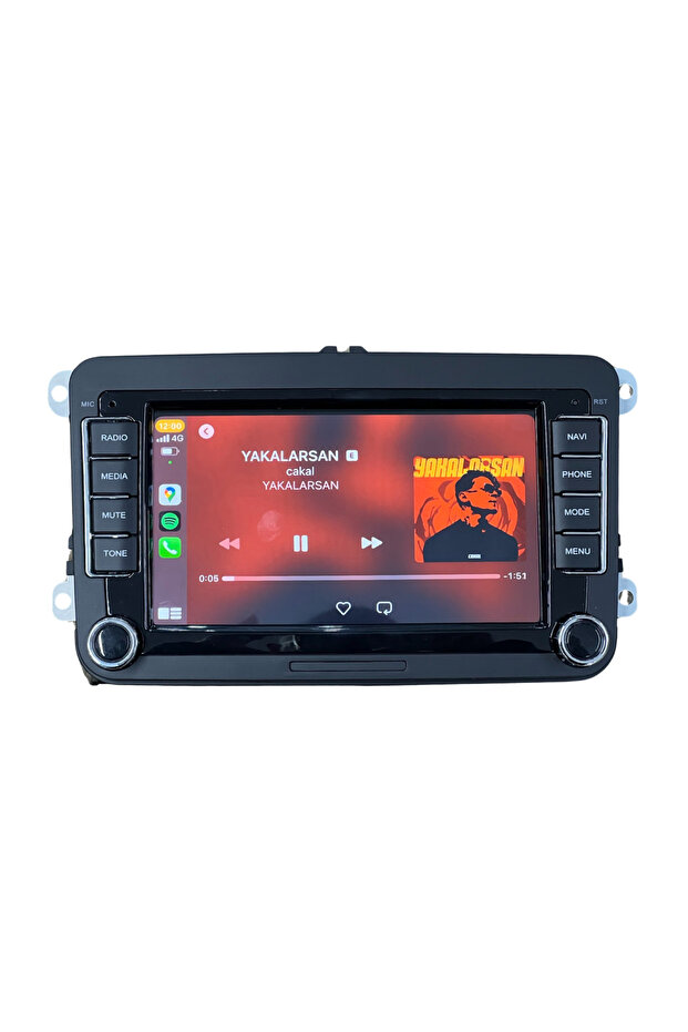 VOLKSWAGEN SCİROCCO 7İNÇ  GÖRSEL CARPLAY-ANDROİD AUTO MULTİMEDYA - 7