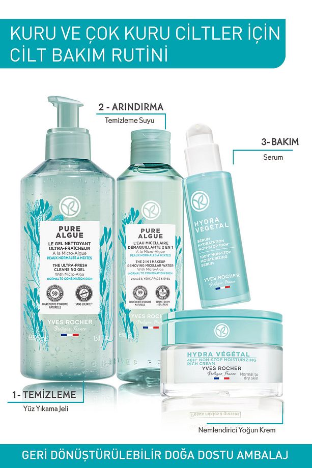 HYDRA VEGETAL - UREA & SHEA BUTTER - INTENSİVE CREAM FOR NORMAL-DRY SKİN - 50 ML KEYON1239 - 5