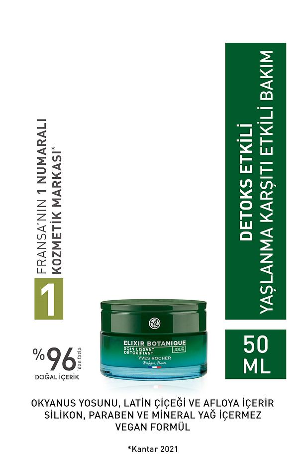 DAY CREAM - ANTİ-AGİNG HERBAL ANTİOXİDANT CARE / ELİXİR BOTANİQUE-50 ML KEYON1229 - 1