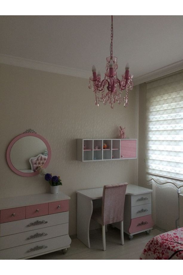 Pembe Akrilik Avize - 5