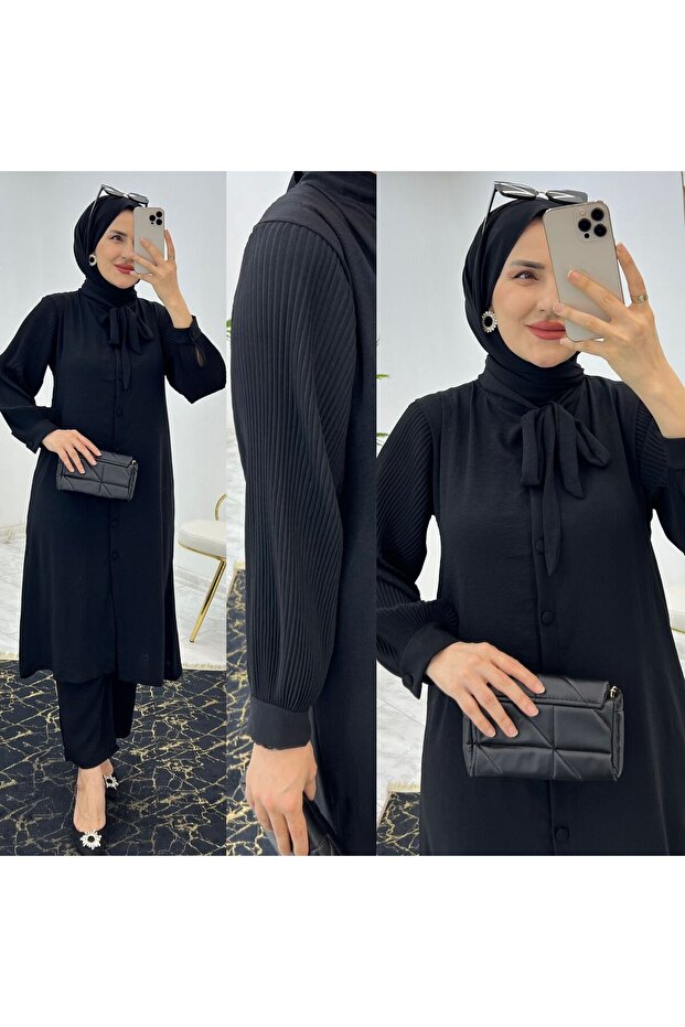 طقم بنطلون تونيك مكون من قطعتين - 1