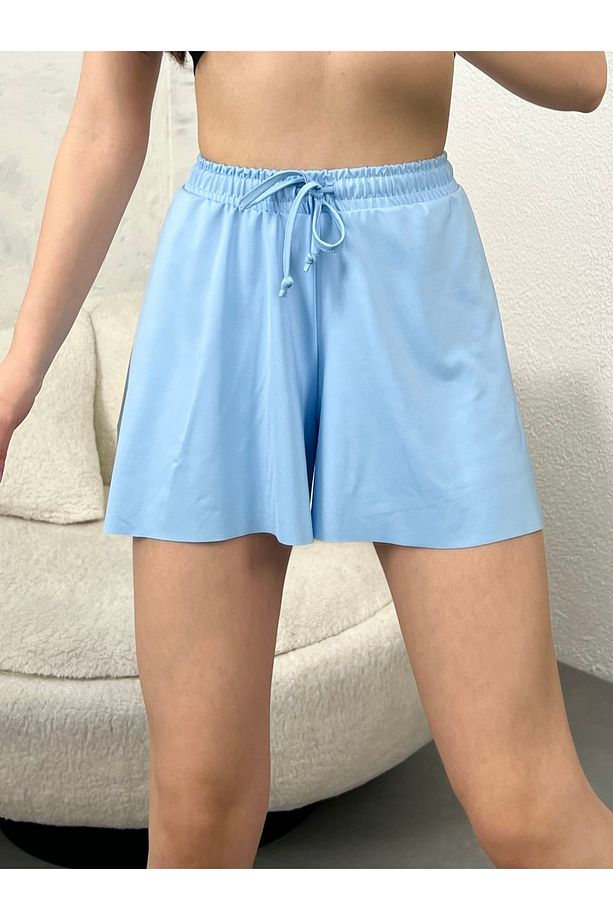 KADIN BEBE MAVİ TENİSÇİ ŞORT ETEK - 3