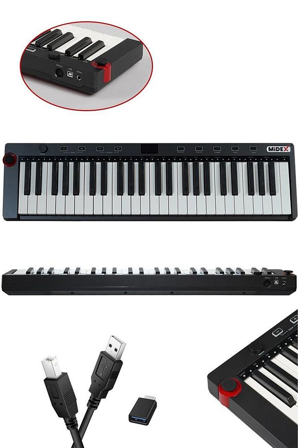 MD-499 Midi Klavye Keyboard 49 Tuşlu Hassasiyet Özellikli - 3