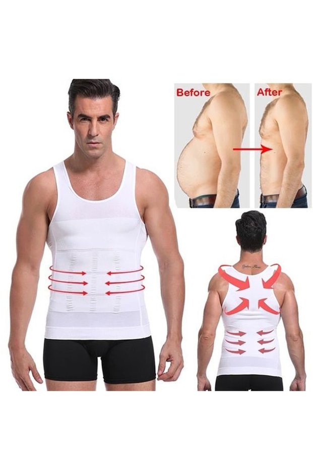 Recovery Firming Gynecomanasti Men's Corset Athlete Seamless (1 Size Thin)