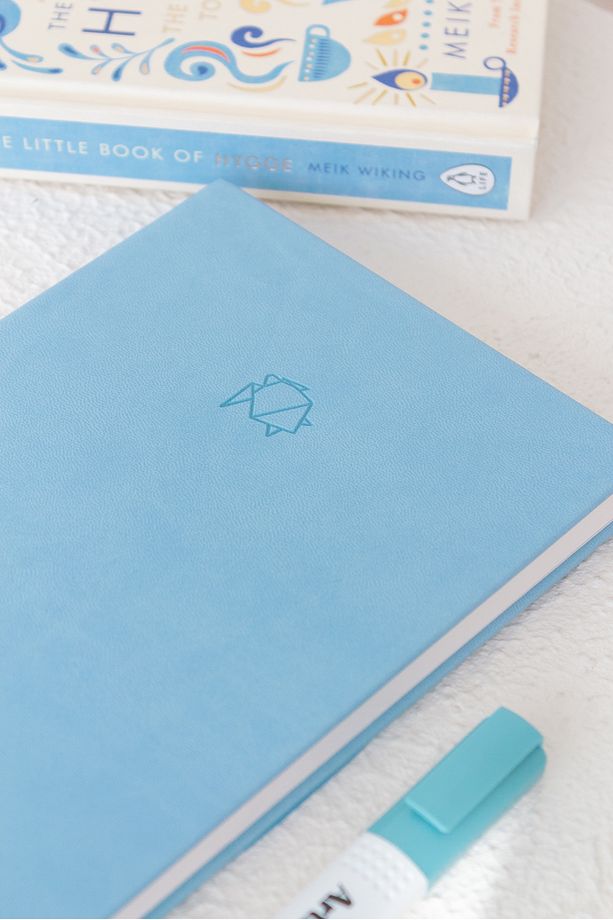 A5 Defter Noktalı Mavi - 6