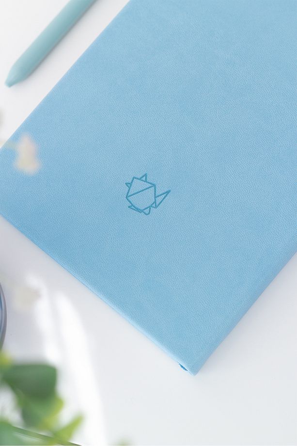 A5 Defter Noktalı Mavi - 3