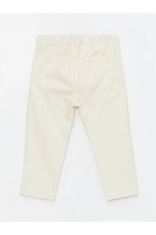 LCW baby Hakim Yaka Uzun Kollu Basic Pamuklu Erkek Bebek Gömlek ve Pantolon 2'li Takım - 5