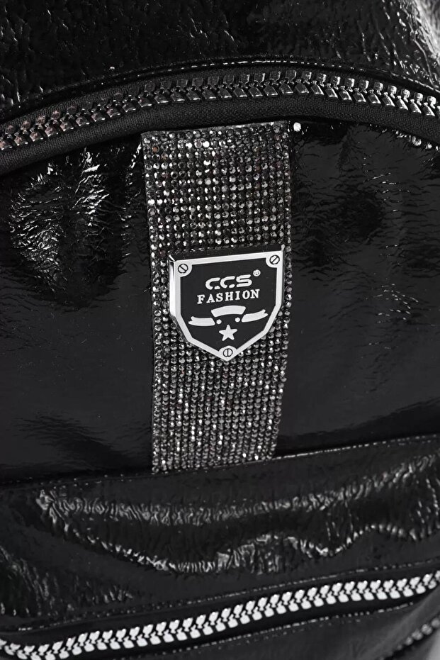 حقيبة ظهر çs 16462 باللون الأسود - 5