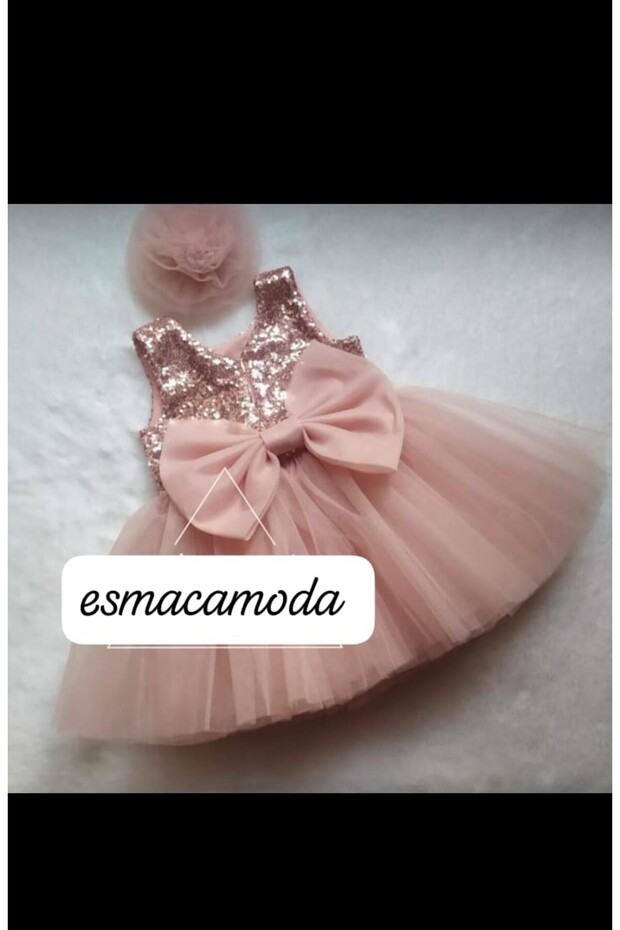 DARK PINK GIRL'S DRESS