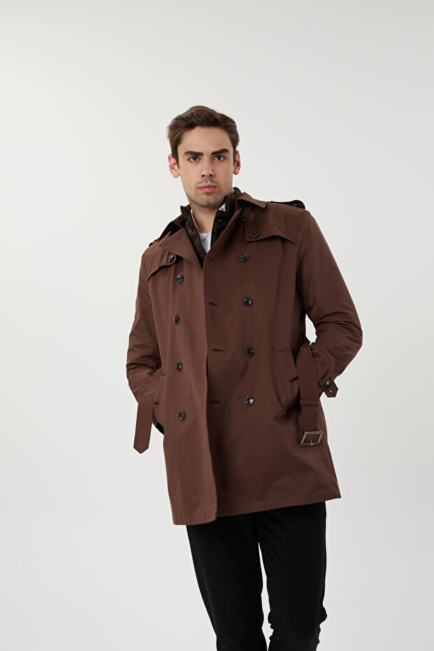 Slimfit Trençkot - 2