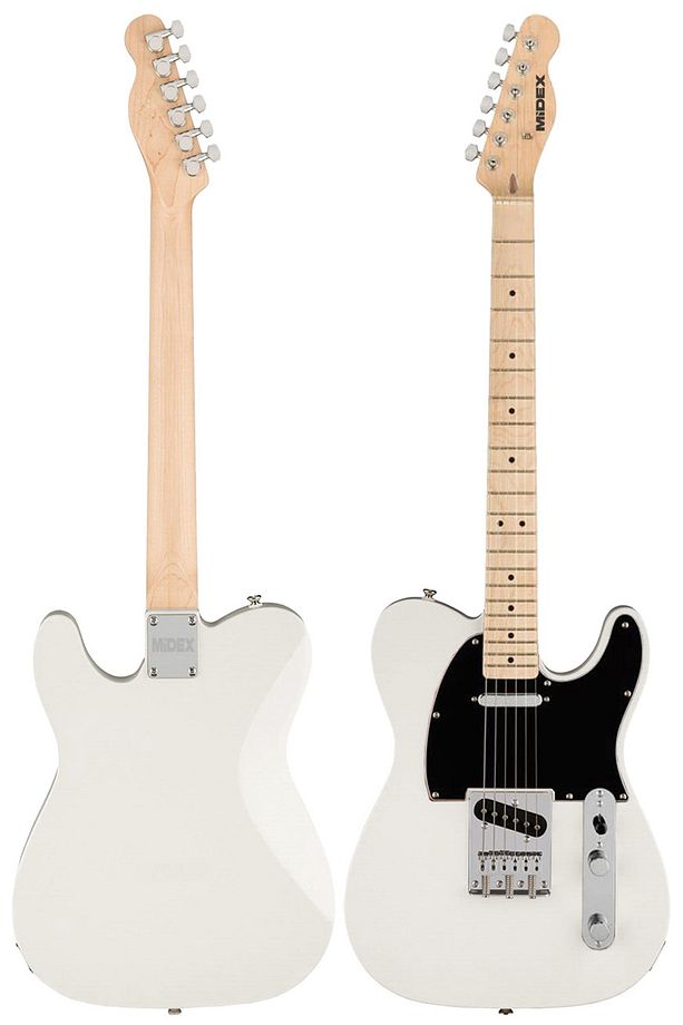 Tlx-50cr Tele Kasa Maple Klavye 2 Single-coil Manyetik Elektro Gitar - 5