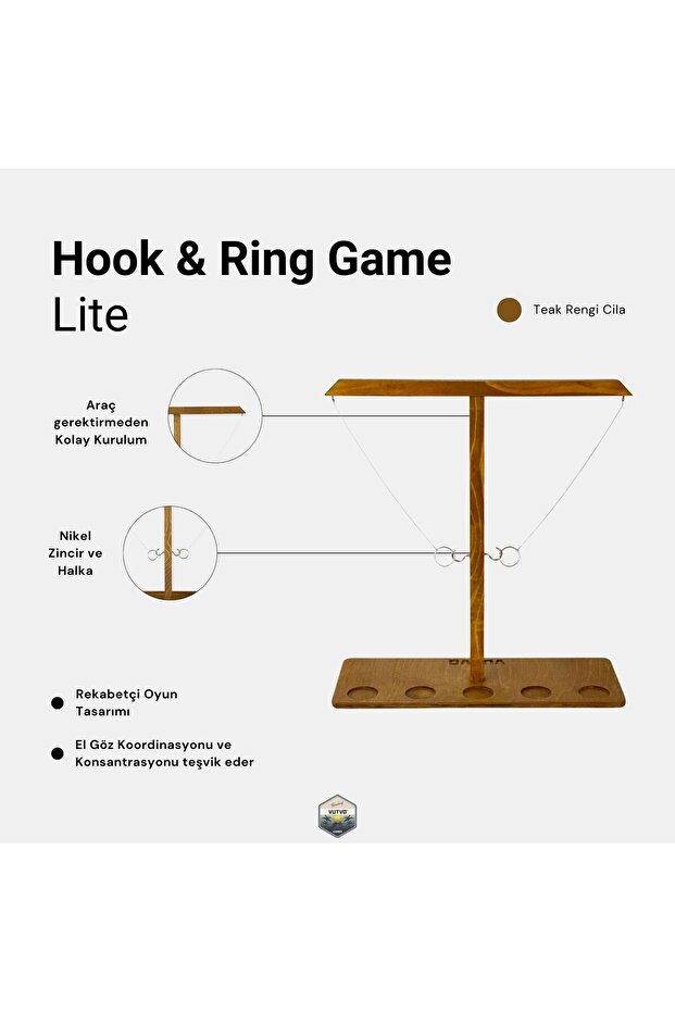 Hook and Ring Game Ahşap - 2