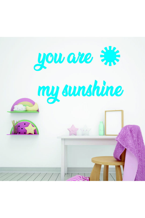 "You Are My Sunshine" Children's Room Graffiti